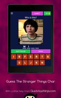 Guess The Stranger Things Character Game اسکرین شاٹ 3
