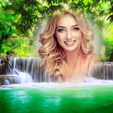 Waterfall Photo Frames ícone