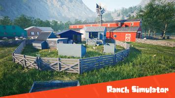 Ranch Simulator Game info Cartaz