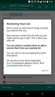 Packing List تصوير الشاشة 3
