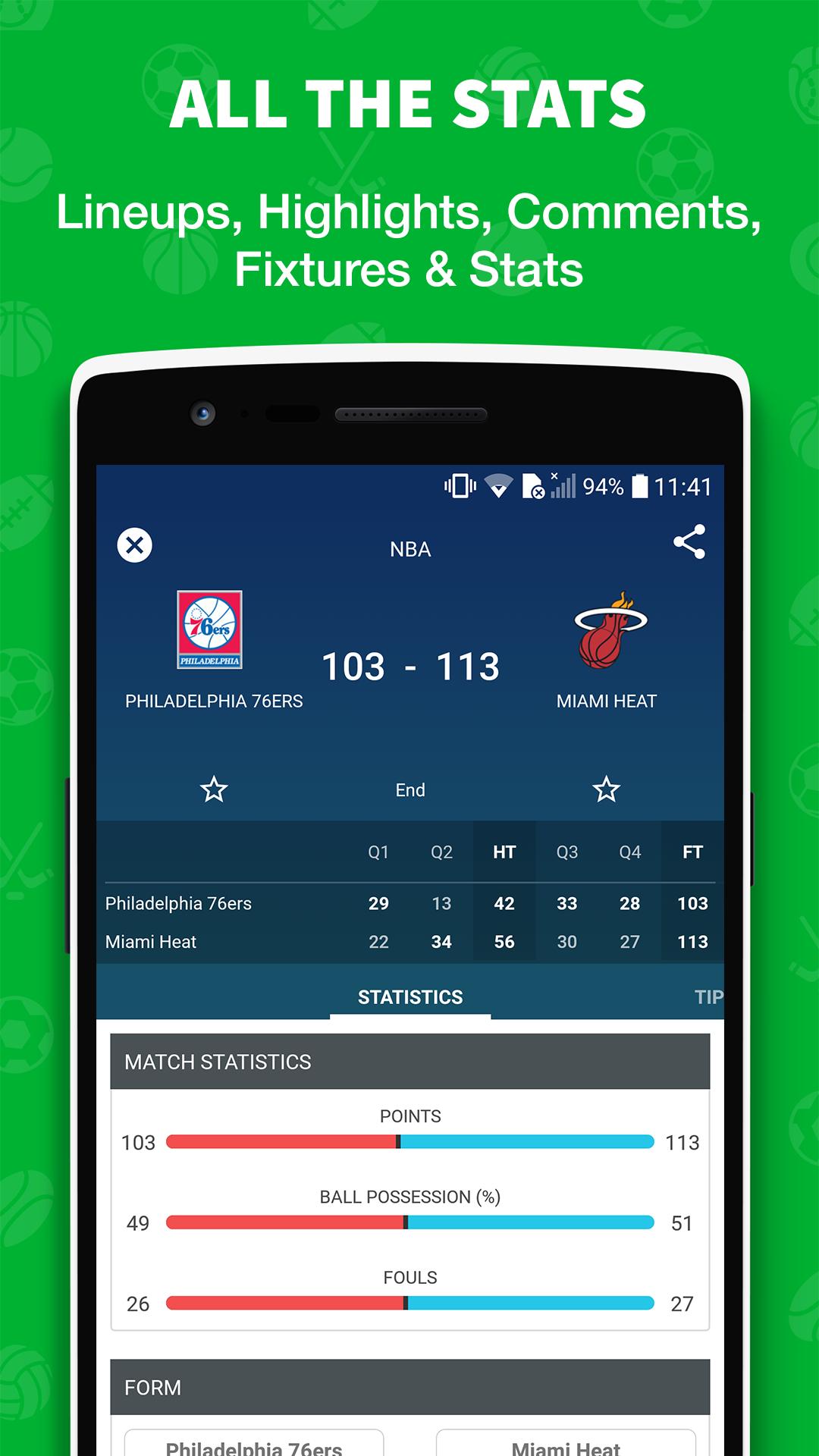 Wyniki piłkarskie na żywo for Android - APK Download