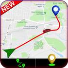 отслеживания маршрута GPS иконка