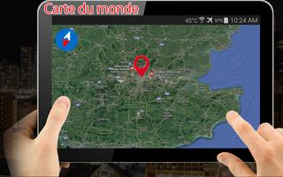 Terre carte vivre GPS: compteur de vitesse capture d'écran 3