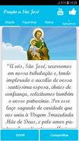 Oração a São José poster