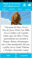 Oração de São Lázaro pela cura ポスター