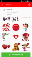 برنامه‌نما Cute Love Stickers عکس از صفحه