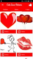 برنامه‌نما Cute Love Stickers عکس از صفحه