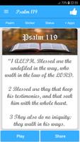 Psalm 119 Affiche