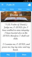 Psalm 26 Affiche