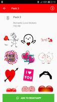 Romantic Love Stickers capture d'écran 1