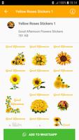 Good Afternoon Flowers Sticker اسکرین شاٹ 1