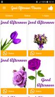 برنامه‌نما Good Afternoon Flowers Sticker عکس از صفحه