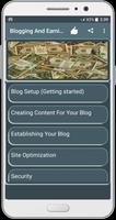 Creating Blog & Earning Money Guide plakat