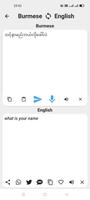 Burmese To English Translator syot layar 1
