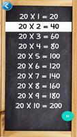 Multiplication Tables - 1 to 100 Math Tables screenshot 1