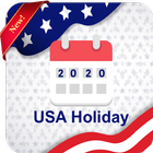 USA Holiday 2020 Calendar - Govt Public Holidays Zeichen