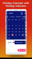 USA Holiday 2020 Calendar - Govt Public Holidays Plakat