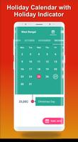 India Govt Holiday Calendar 2020 - Public Holidays poster