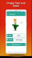 India Govt Holiday Calendar 2020 - Public Holidays Ekran Görüntüsü 2