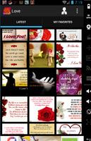 Custom Love Messages Plakat