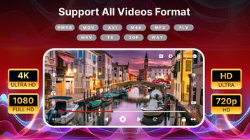 Video Player 4k: all format syot layar 3