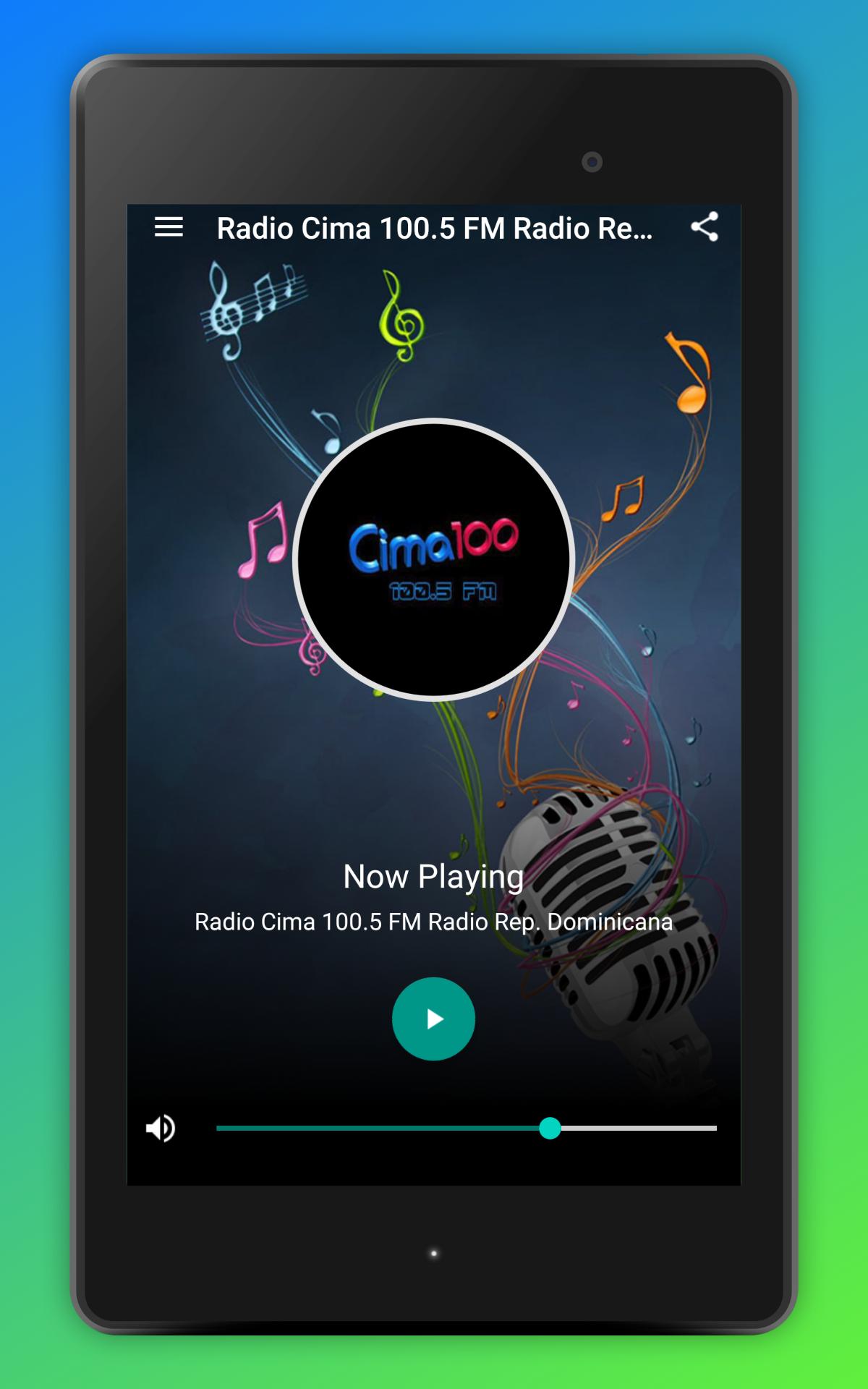 Inútil Uva Cada semana Descarga de APK de Radio Cima 100.5 FM para Android