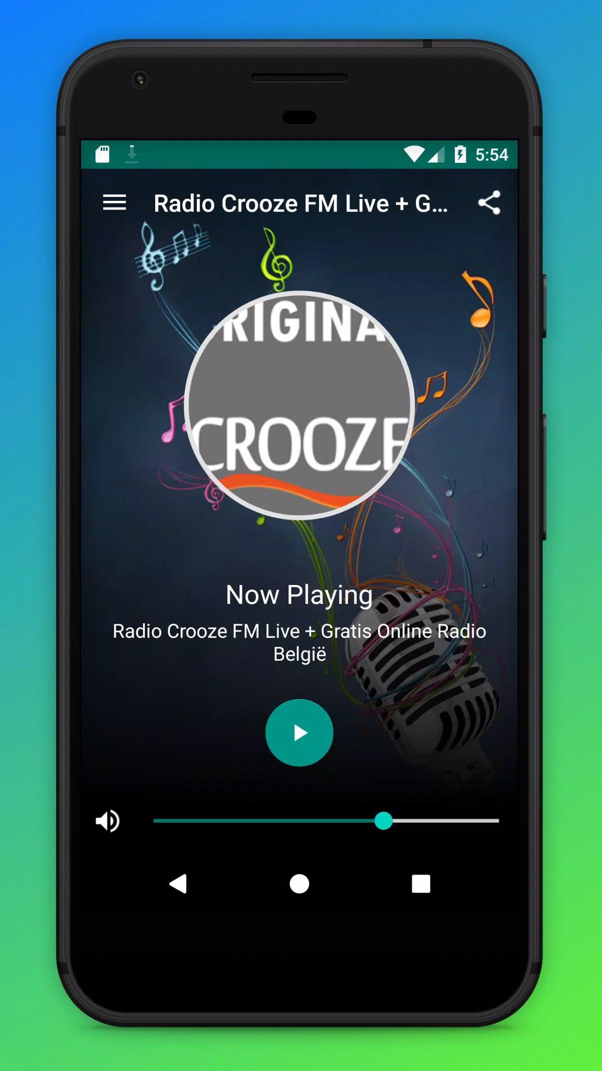 Descarga de APK de Radio Crooze FM Live + Gratis Online Radio België para  Android