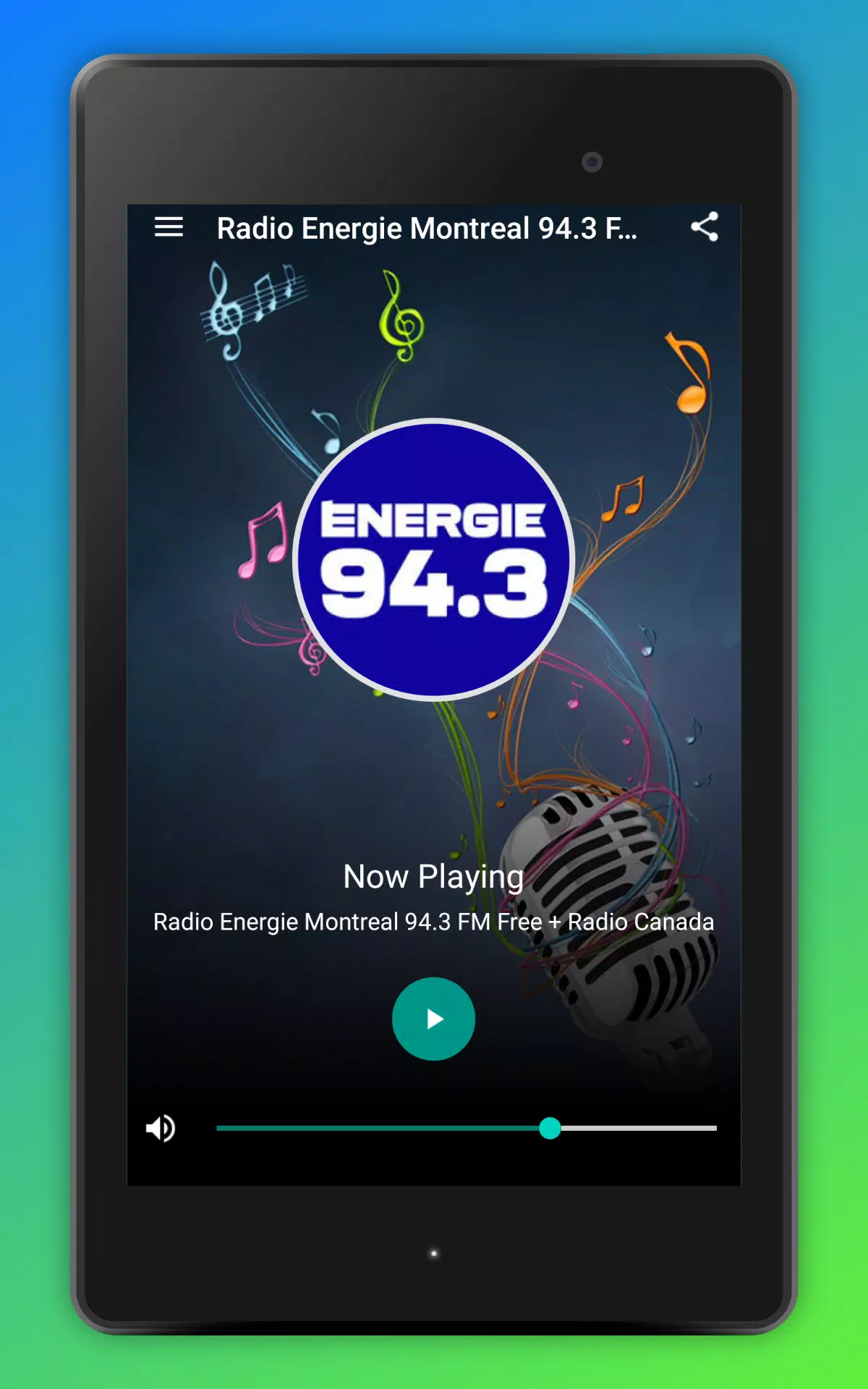 Radio Energie 94.3 Montreal FM APK for Android Download