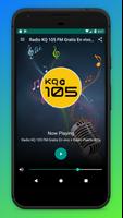 KQ 105 FM Puerto Rico Radio Plakat