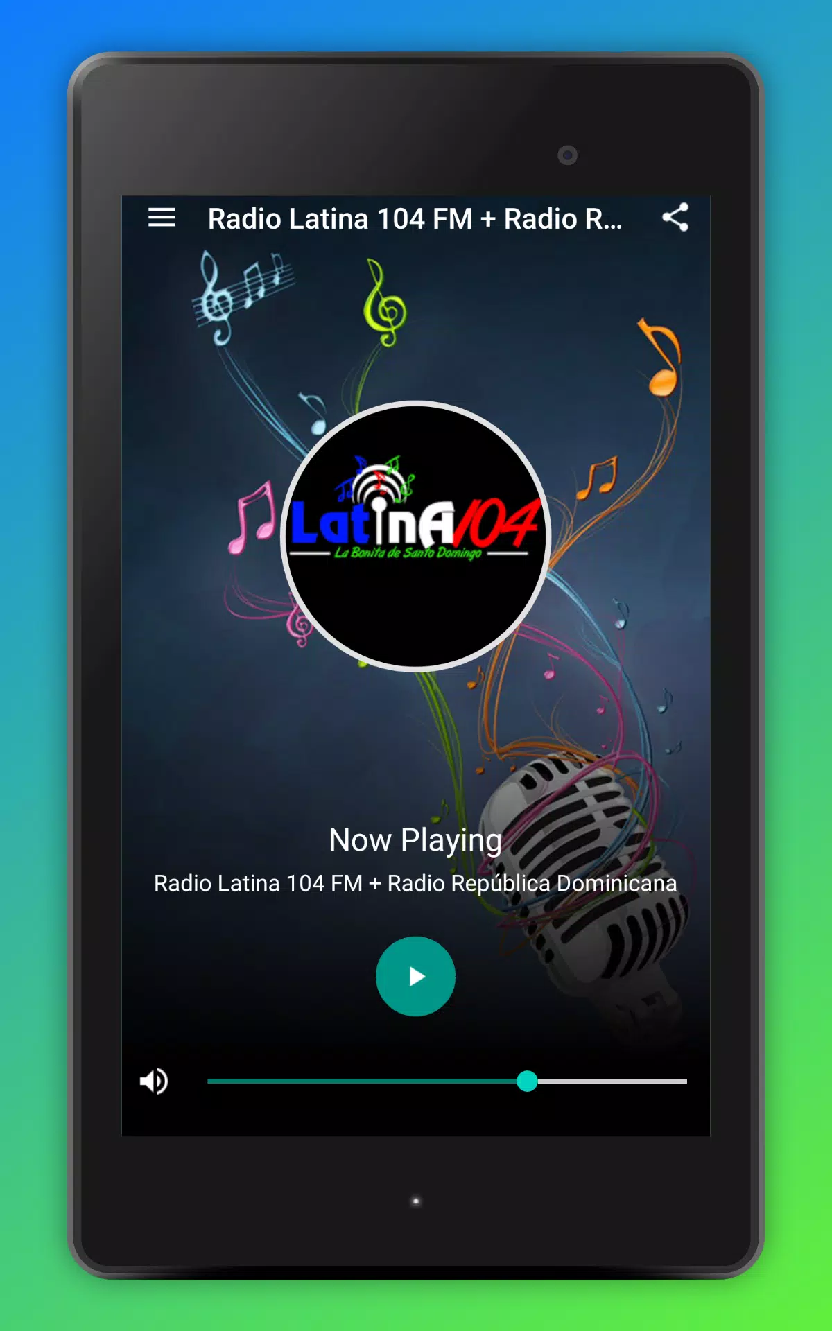 Descarga de APK de Latina 104 Radio Santo Domingo para Android