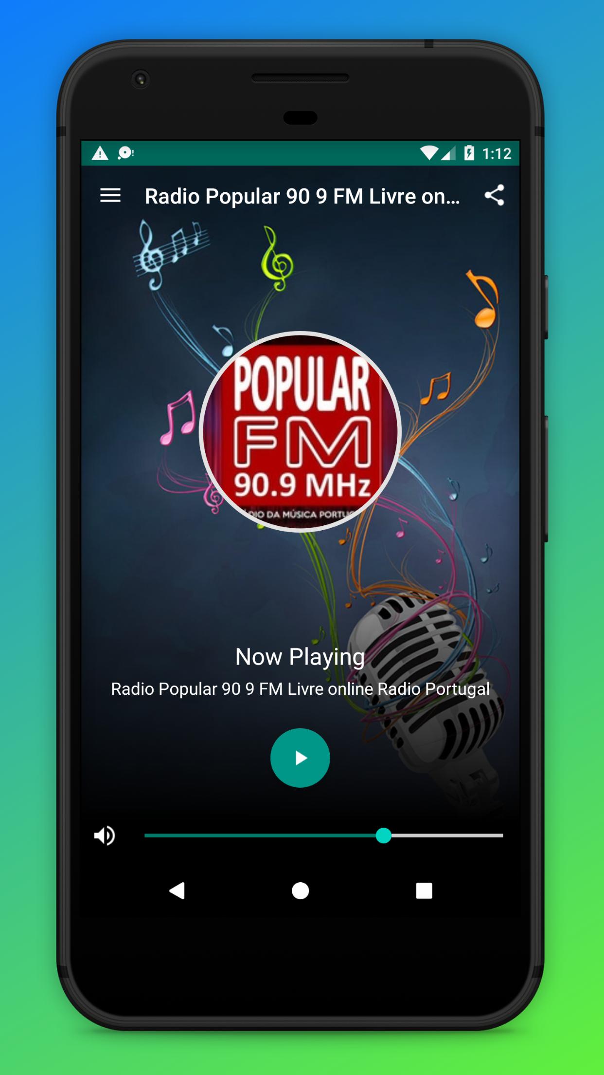 Descarga de APK de Radio Popular 90 9 FM En Vivo Radio Portugal para Android