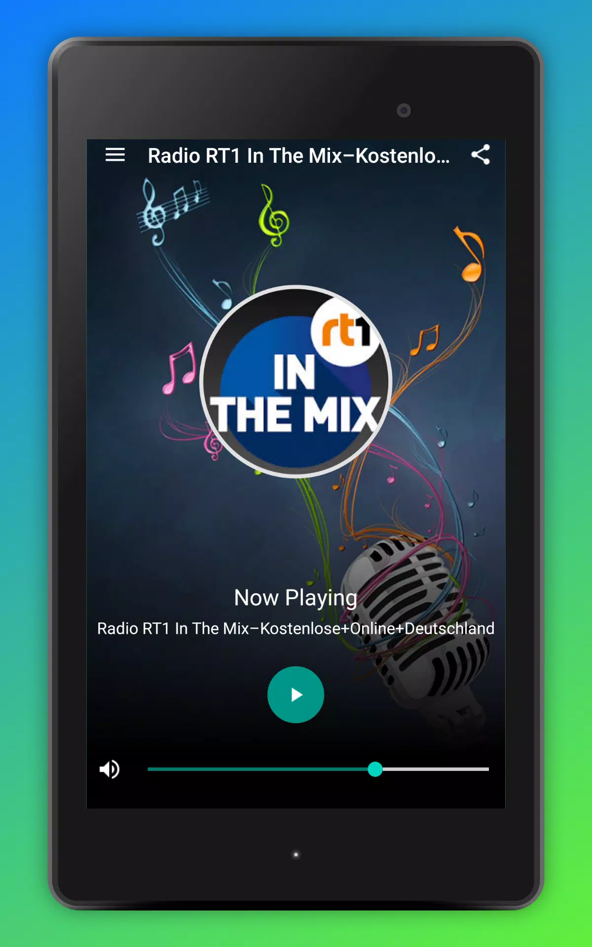 Radio RT1 In The Mix–Kostenlose+Online+Deutschland für Android - APK  herunterladen