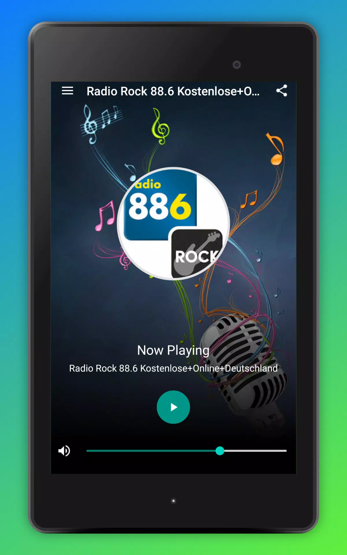 Radio 88.6 Rock App Österreich Androidکے لیے - APK ڈاؤن لوڈ