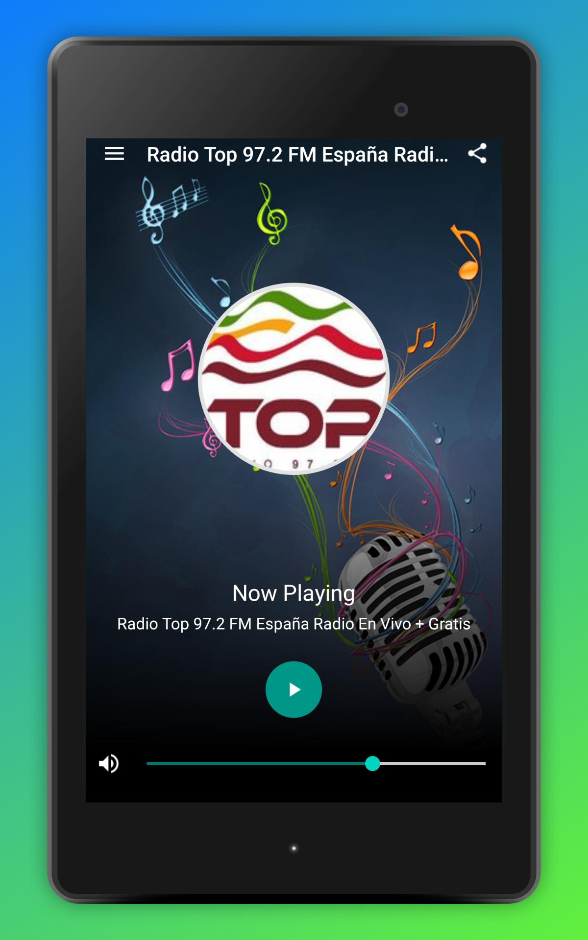 Radio Top 97.2 FM España Radio En Vivo + Gratis APK pour Android Télécharger