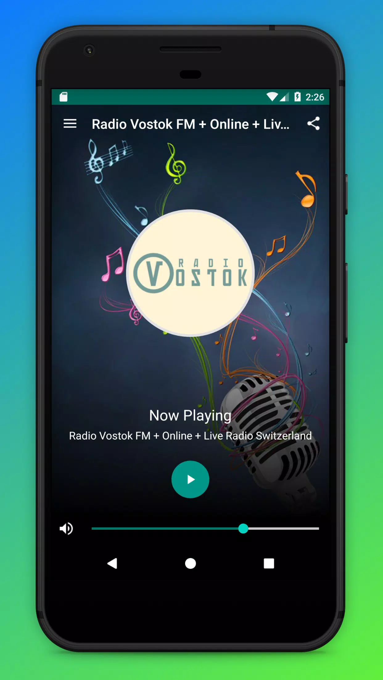 Radio Vostok FM + Online + Live Radio Switzerland for Android - APK Download