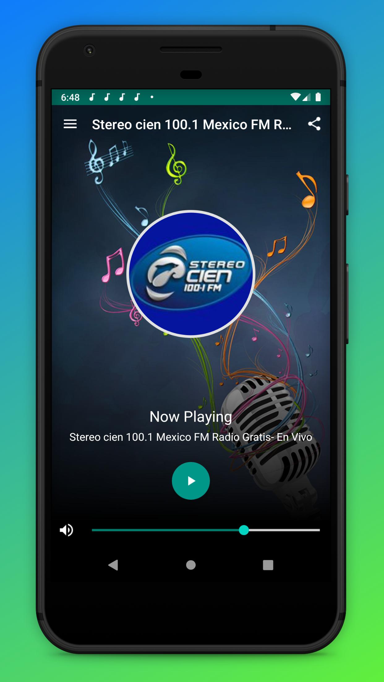 Stereo cien 100.1 Mexico FM Radio Gratis- En Vivo pour Android -  Téléchargez l'APK