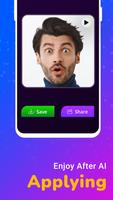 برنامه‌نما Face X: AI Face Dance Animator عکس از صفحه