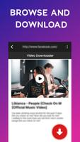 Video Downloader - Downloader capture d'écran 1