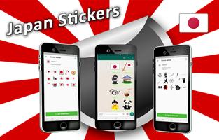 Japan Stickers for WAStickerAp Plakat