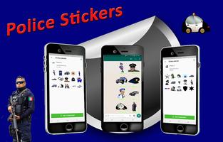 Police Stickers WAStickerApps poster