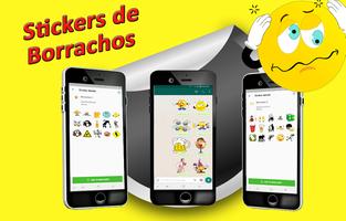 Stickers de Borrachos WASticke poster