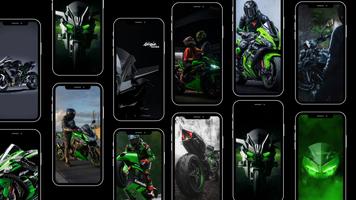 Bike Wallpaper For Kawasaki ポスター