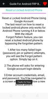 Android FRP Bypass Settings স্ক্রিনশট 3