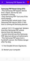 Samsung FRP Bypass Settings imagem de tela 3