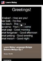 Aprender Idioma Malayo captura de pantalla 1