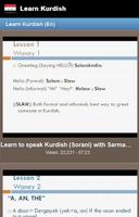 Learn Kurdish ảnh chụp màn hình 1