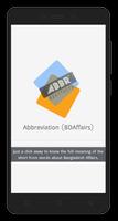 Abbreviation Words (BDAffairs) Cartaz