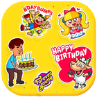 Birthday stickers for whatsapp アイコン