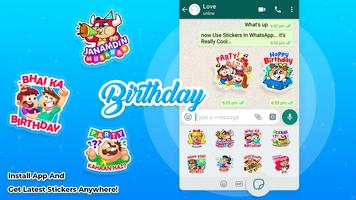 Birthday stickers for whatsapp Ekran Görüntüsü 1