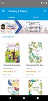 E-Library الملصق